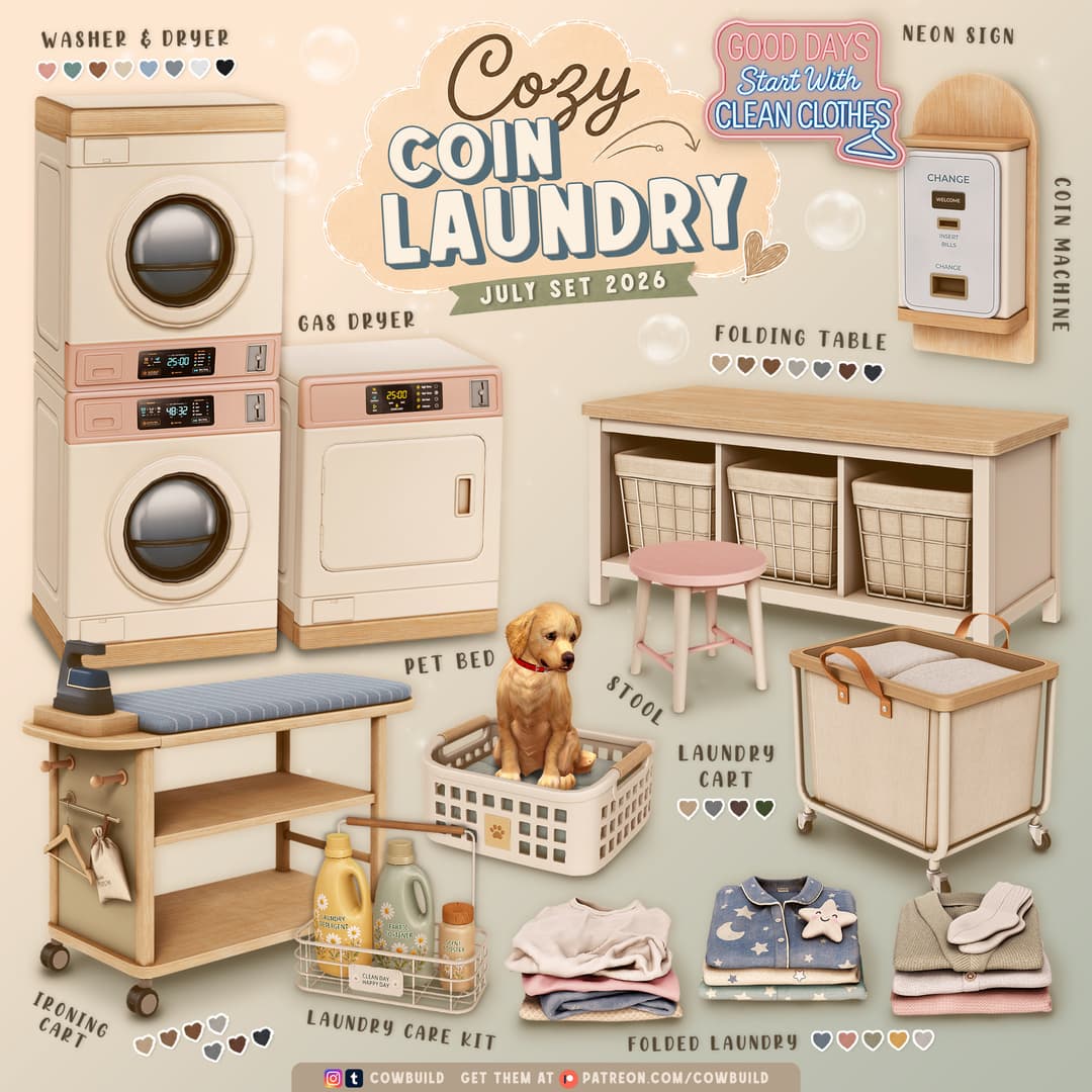 Скриншот мода Набор для прачечной Cozy Coin Laundry